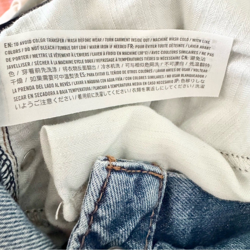 Abercrombie & Fitch Curve Love High Rise Loose Jean Size 14/32 - Picture 15 of 15